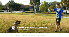 Desktop Screenshot of chloesschoolfordogs.com